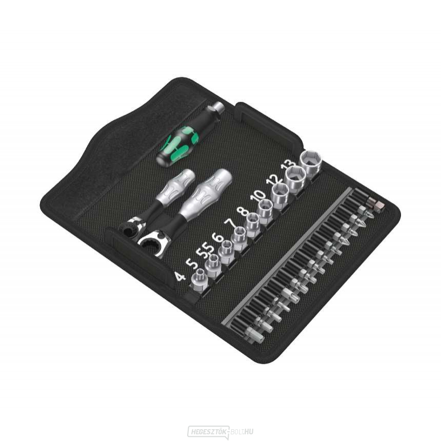 Wera 135918 racsnis készlet 1/4" Kraftform Kompakt Zyklop Mini 2 (27 részes készlet)