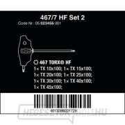 Wera 023456 Csavarhúzók T-Profil TX 10 ÷ TX 45 keresztfogantyúval 467/7 TORX HF Set 2 Tartó funkció (7 részes készlet) Előnézet 