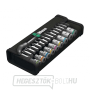 Wera 004018 racsnis készlet 1/4" 8100 SA 8 Zyklop fém, kapcsolható (28 részes készlet) Előnézet 