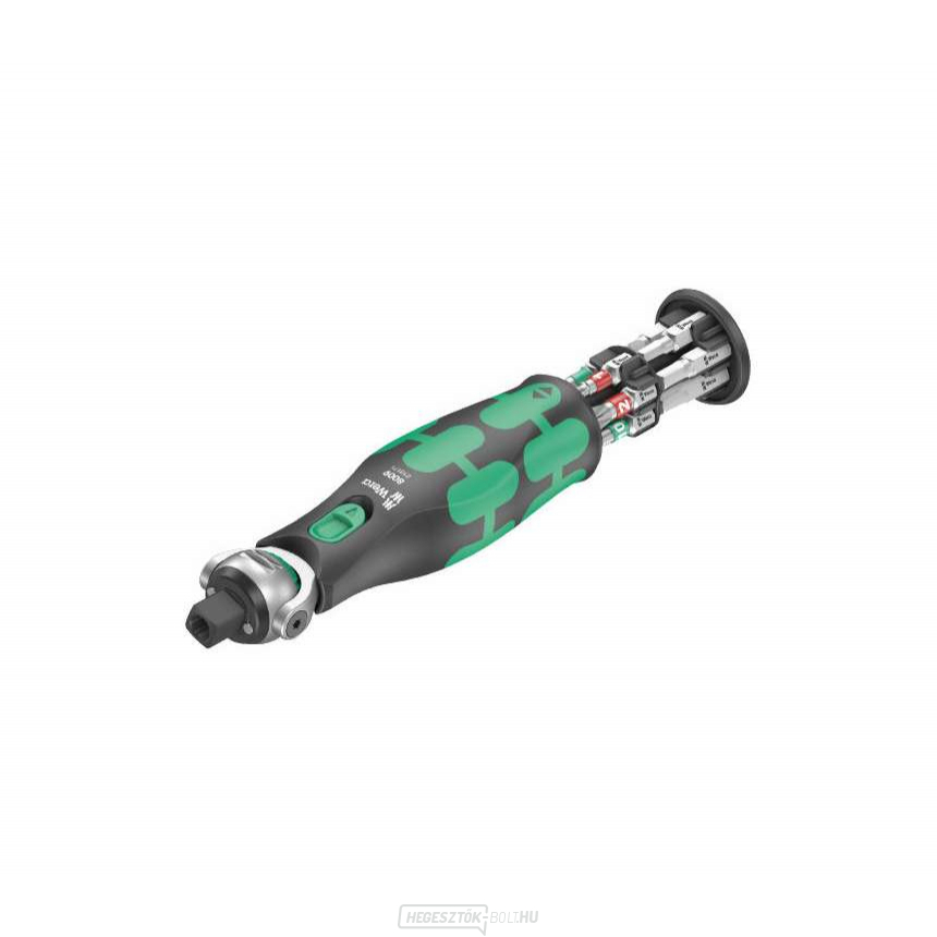 Wera 004282 Compact Ratchet 8009 Zyklop Pocket Imperial Set 1 csavarhúzó bitekkel (13 darabos készlet)