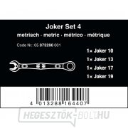 Wera 073290 racsnis kulcsok 10 ÷ 19 mm 6000 Joker 4 készlet 1 db 4 darabos készlet Előnézet 