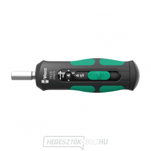 Wera 075815 Kraftform Safe-Torque gyorsfordulatszámú nyomatékos csavarhúzó. 7515 típus (2 ÷ 6 Nm) Wera 075815 Kraftform Safe-Torque gyorsfordulatszámú nyomatékos csavarhúzó. 7515 típus (2 ÷ 6 Nm) gallery main image