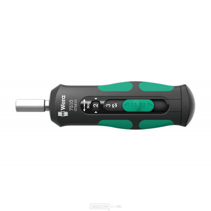 Wera 075810 Kraftform Safe-Torque gyorsfordulatszámú nyomatékos csavarhúzó. 7510-es típus (1 ÷ 3 Nm)