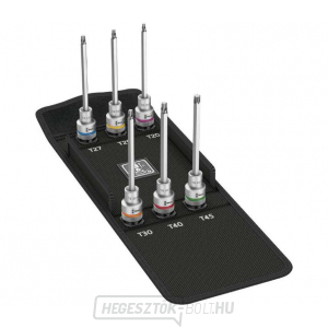 Wera 004211 Zyklop hosszabbított dugókulcsok 1/2" Torx 8767 C TORX HF 2 tartási funkcióval (6 darabos készlet 140 mm) Wera 004211 Zyklop hosszabbított dugókulcsok 1/2" Torx 8767 C TORX HF 2 tartási funkcióval (6 darabos készlet 140 mm) gallery main image
