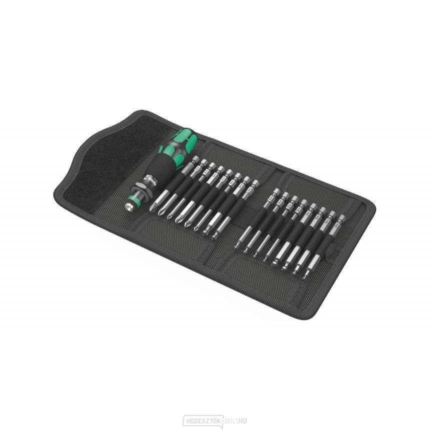 Wera 059294 Kraftform Kompakt 60 KK 1/4" és cserélhető pengetartó (17 részes készlet)