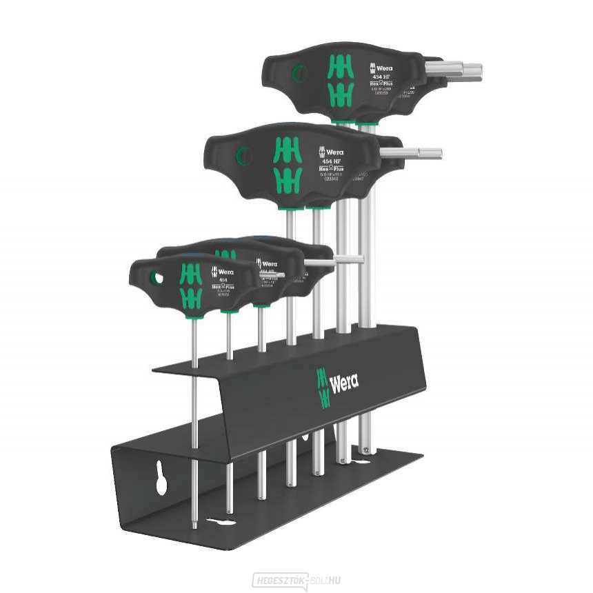 Wera 023453 Hex-Plus csavarhúzók 2,5 ÷ 10 mm keresztfogantyúval 454/7 HF 2. szett Tartó funkcióval (7 részes készlet)