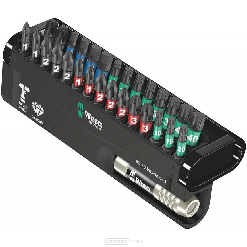 Wera 057697 Bits Bit-Check 30 Impaktor 2 (30 darabos készlet)