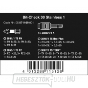 Wera 071109 Rozsdamentes acél bitek 1/4" Bit Check® 30 Stainless 1 (30 darabos készlet) Előnézet 