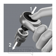 Wera 004063 Zyklop fém racsni 1/2" 8003 C (hossza 281 mm), átmenő négyzet alakú Előnézet 