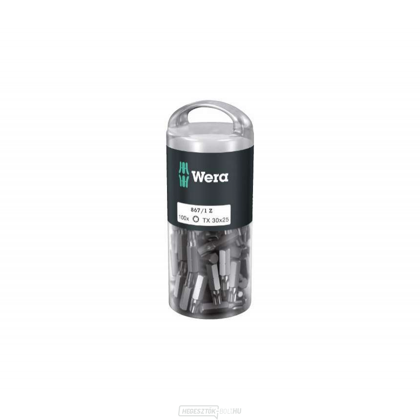 Wera 072451 Bits 1/4" TX 30 867/1 Z TORX DIY (100 darabos csomag)