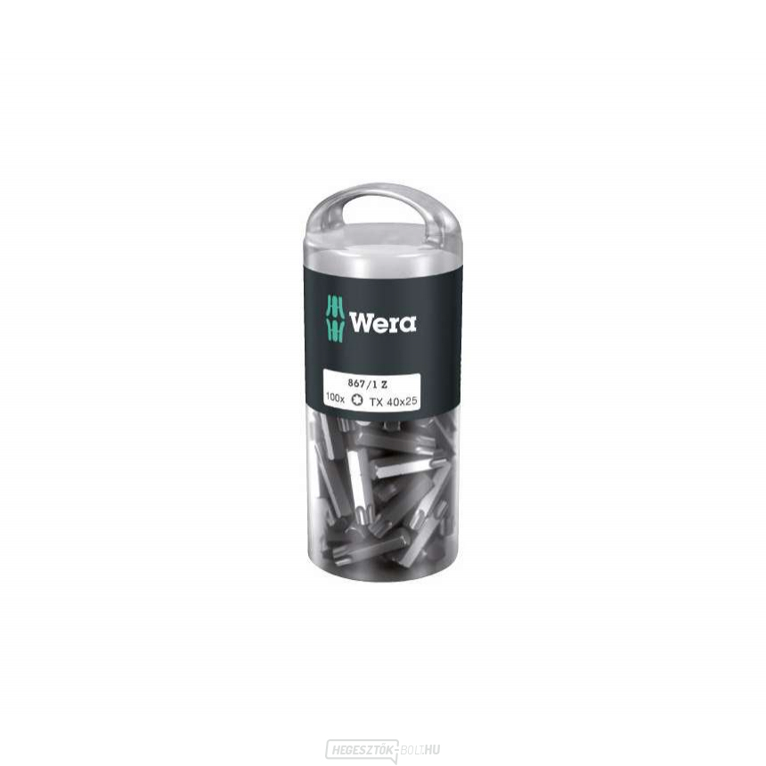 Wera 072452 Bits 1/4" TX 40 867/1 Z TORX DIY (100 darabos csomag)