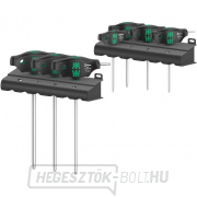 Wera 023452 TORX® dugókulcskulcsok T-markolattal 454/7 HF 1. szett (9 darabos készlet tartási funkcióval) gallery main image