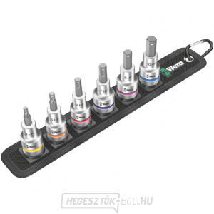 Wera 003996 Zyklop bitbetétes foglalatok 1/2" 4 ÷ 10 mm Belt C 2 tartófunkcióval (6 darabos készlet) Wera 003996 Zyklop bitbetétes foglalatok 1/2" 4 ÷ 10 mm Belt C 2 tartófunkcióval (6 darabos készlet)