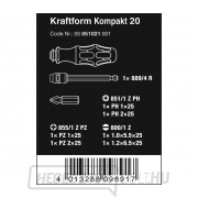 Wera 051021 csavarhúzó Kraftform Kompakt 20 tokban (7 darabos készlet) Előnézet 