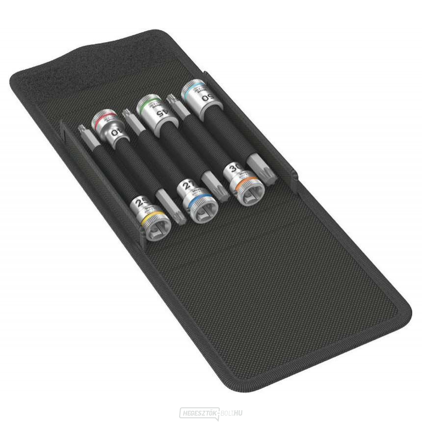 Wera 003185 8767 B TORX HF 1 dugókulcsok Zyklop 3/8" (6 db - rögzítő funkcióval)