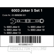 Wera 020230 Csavarkulcsok 8 ÷ 19 mm 6003 Joker 5 készlet 1 (5 darabos készlet) Előnézet 