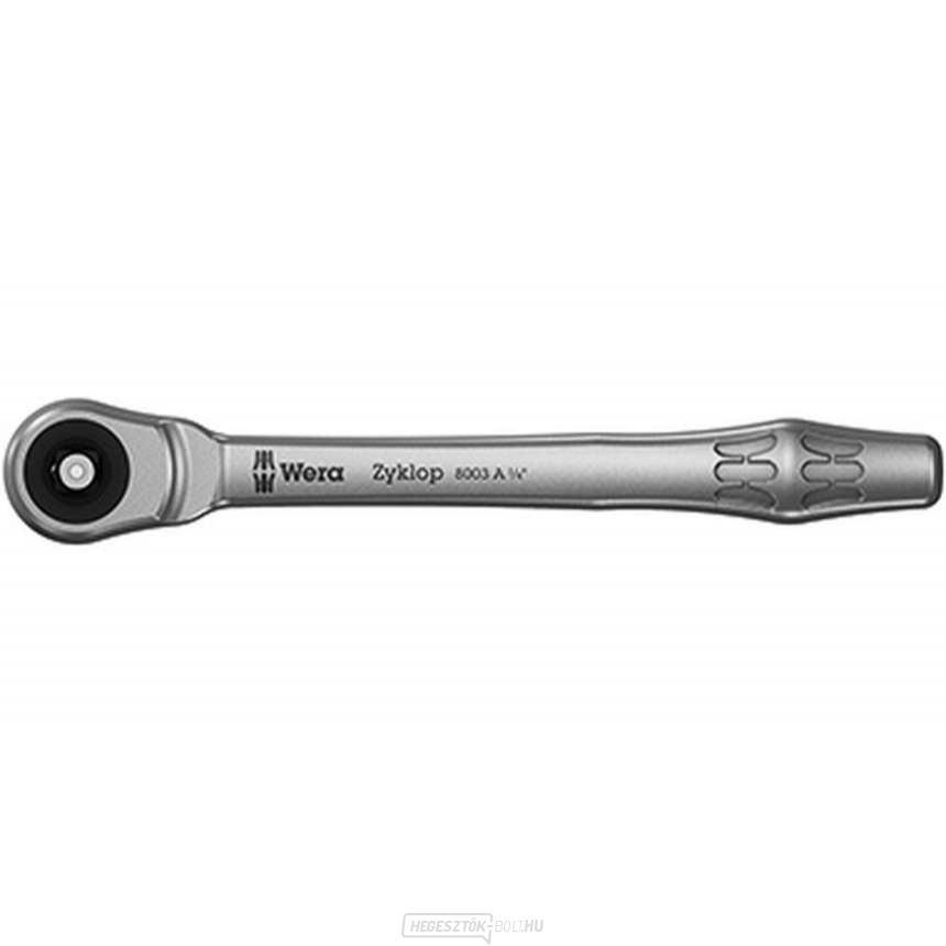 Wera 004003 Zyklop racsni 1/4" 8003 A Zyklop fém racsni, átmenő négyzet alakú