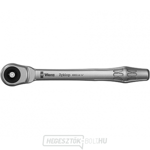 Wera 004003 Zyklop racsni 1/4" 8003 A Zyklop fém racsni, átmenő négyzet alakú Wera 004003 Zyklop racsni 1/4" 8003 A Zyklop fém racsni, átmenő négyzet alakú gallery main image