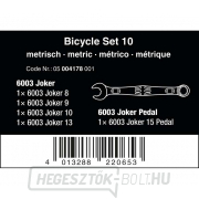 Wera 004178 Csavarkulcsok 8 ÷ 15 mm kerékpár 10-es készlet (5 darabos készlet) Előnézet 