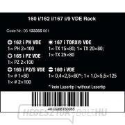 Wera 133355 Villanyszerelő csavarhúzók Kraftform Plus VDE 100-as sorozat 160 i/162 i/167 i/9 típus (9 részes készlet) Előnézet 