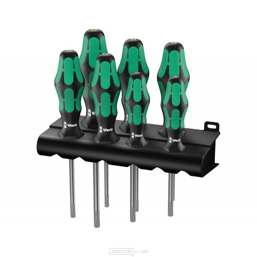 Wera 223161 csavarhúzók Kraftform Plus 367/7 TORX® HF, tartó funkció (7 részes készlet + állvány) Wera 223161 csavarhúzók Kraftform Plus 367/7 TORX® HF, tartó funkció (7 részes készlet + állvány) gallery main image