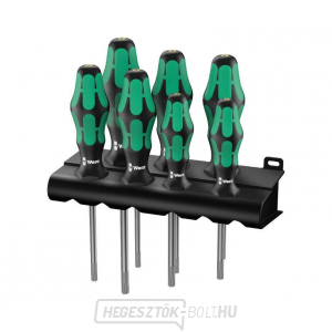 Wera 223161 csavarhúzók Kraftform Plus 367/7 TORX® HF, tartó funkció (7 részes készlet + állvány) gallery main image