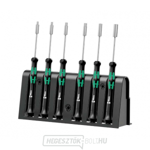 Wera 118158 Anyacsavarhúzók elektronikához Kraftform Kompakt Micro type 2069/6 (6 részes készlet + állvány) gallery main image