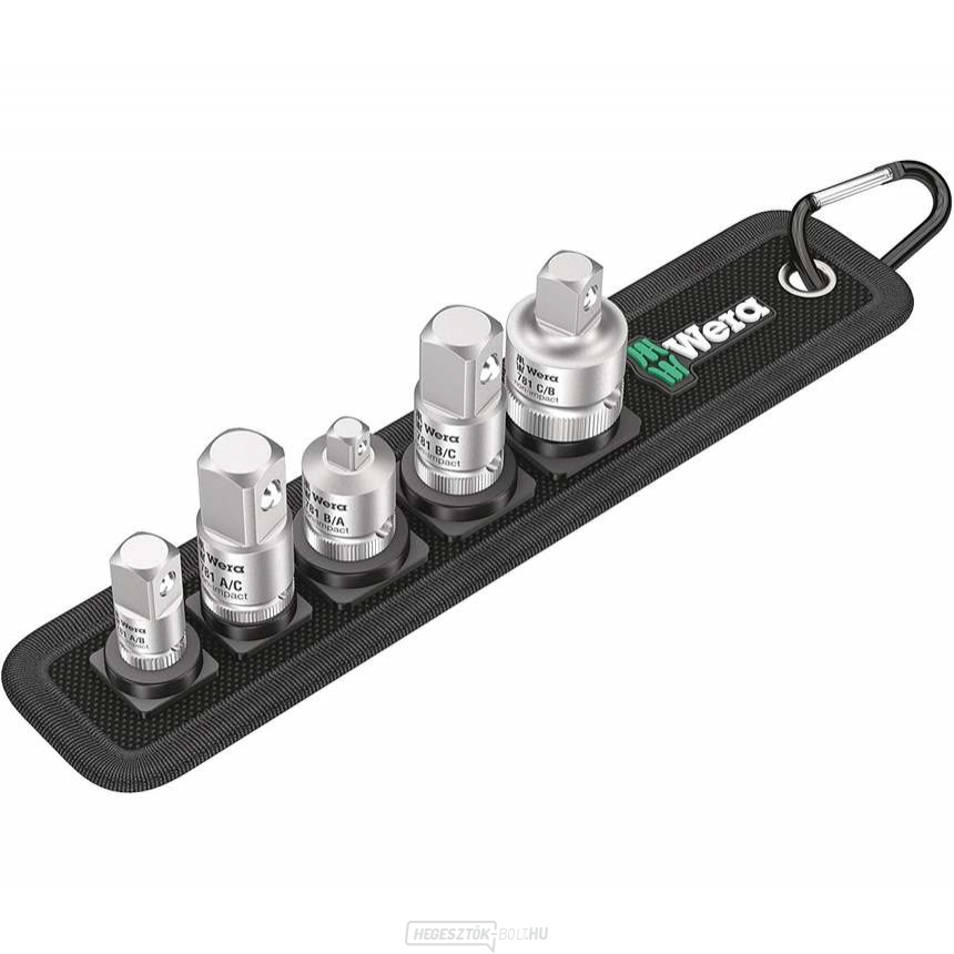 Wera 042680 Adapterek 781/5 1. készlet (781 A + 781 B + 781 C) (5 részből álló készlet)