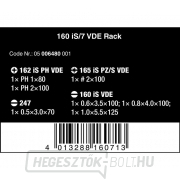 Wera 006480 Kraftform Plus 160 iS/7 Rack csavarhúzó (7 darabos készlet + állvány) Előnézet 