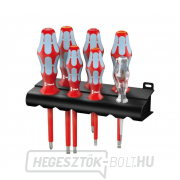 Wera 022728 Csavarhúzó készlet Kraftform VDE 3160 i/7, szigetelt, rozsdamentes acél, Lasertip profil (7 db + állvány) Wera 022728 Csavarhúzó készlet Kraftform VDE 3160 i/7, szigetelt, rozsdamentes acél, Lasertip profil (7 db + állvány) gallery main image