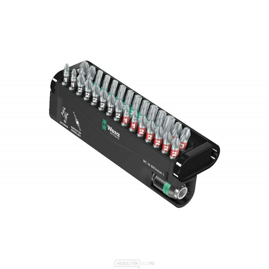 Wera 057430 Tough Bit-Check 30 BiTorsion 1 tartóval 889/4/1 K (30 darabos készlet)