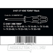 Wera 022767 Kraftform VDE 3167 i/7 TORX® csavarhúzó készlet, szigetelt, rozsdamentes acél (7 db + állvány) Előnézet 