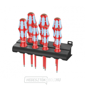 Wera 022767 Kraftform VDE 3167 i/7 TORX® csavarhúzó készlet, szigetelt, rozsdamentes acél (7 db + állvány) Wera 022767 Kraftform VDE 3167 i/7 TORX® csavarhúzó készlet, szigetelt, rozsdamentes acél (7 db + állvány) gallery main image