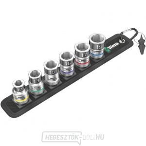 Wera 003995 Zyklop dugókulcsok 1/2" 10 ÷ 19 mm Belt C 1 tartási funkcióval (7 darabos készlet) Wera 003995 Zyklop dugókulcsok 1/2" 10 ÷ 19 mm Belt C 1 tartási funkcióval (7 darabos készlet) gallery main image