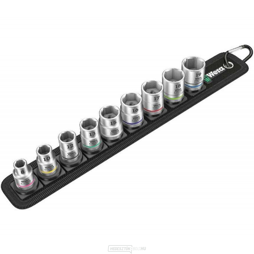 Wera 003973 Zyklop dugókulcsok 3/8" Belt B 4 tartási funkcióval (9 darabos készlet)