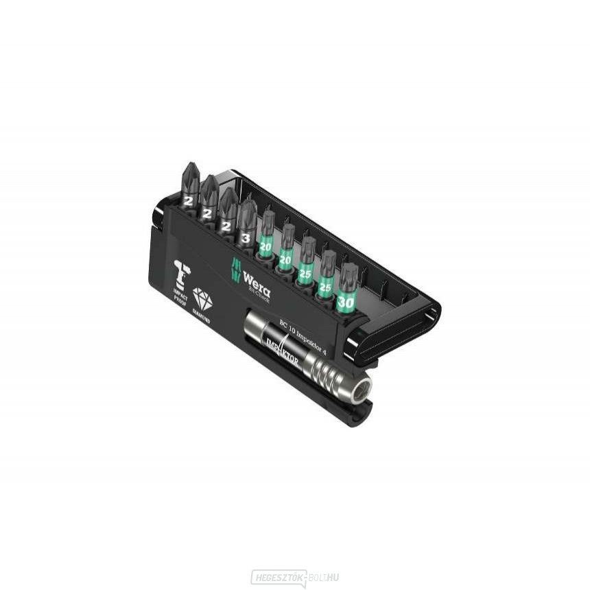 Wera 057417 897/4 Impaktor tartóval (10 darabos készlet)
