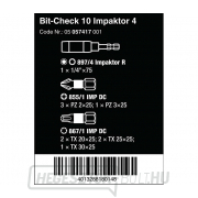 Wera 057417 897/4 Impaktor tartóval (10 darabos készlet) Előnézet 