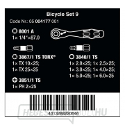 Wera 004177 Csavarhúzóhegyek kerékpár 9-es készlet (10 darabos készlet) Előnézet 