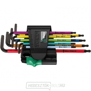 Wera 073599 967 SPKL/9 TORX BO többszínű, fekete lézeres dugókulcsok (9 darabos készlet) Wera 073599 967 SPKL/9 TORX BO többszínű, fekete lézeres dugókulcsok (9 darabos készlet) gallery main image
