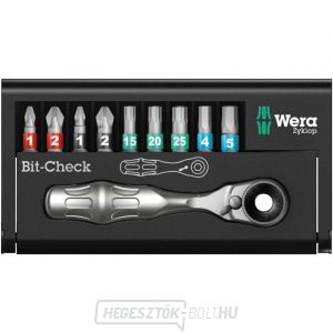 Wera 057418 Bit és racsni 1/4" Bit-Check 10 Zyklop Mini BiTorsion 1 (10 darabos készlet) Wera 057418 Bit és racsni 1/4" Bit-Check 10 Zyklop Mini BiTorsion 1 (10 darabos készlet) gallery main image