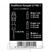 Wera 073660 racsnis csavarhúzó Kraftform Kompakt 27 RA 1 SB (6 darabos készlet) náhled