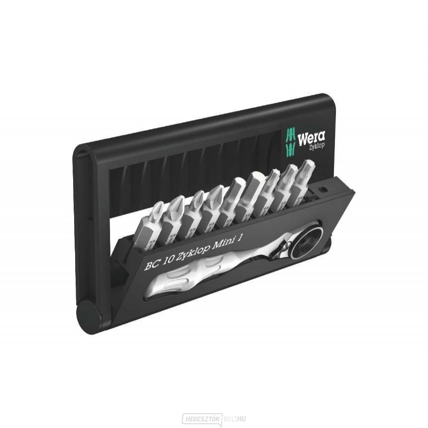 Wera 073645 Zyklop Bit és racsni 1/4" Bit-Check 10 Zyklop Mini 1 (10 darabos készlet)
