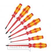 Wera 135961 Elektromos csavarhúzó Kraftform Plus VDE 160 iSS/7, szigetelt, extra kúpos (7 részes készlet) Wera 135961 Elektromos csavarhúzó Kraftform Plus VDE 160 iSS/7, szigetelt, extra kúpos (7 részes készlet) gallery main image