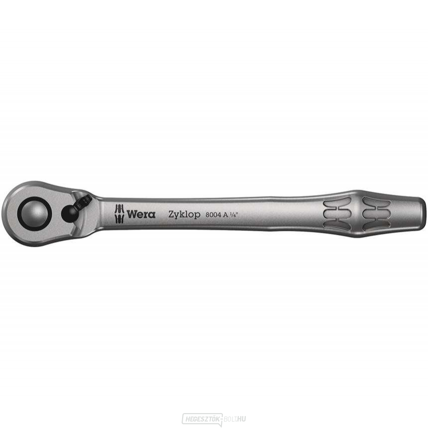 Wera 004004 Zyklop 1/4"-os racsni, kapcsolható. 8004 A Zyklop fém racsni.