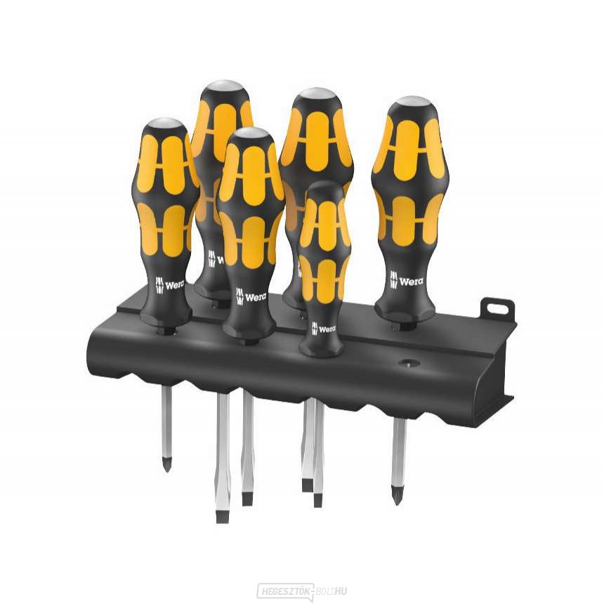 Wera 018282 Kraftform Plus csavarhúzó 900-as sorozat 932/6 típus (6 darabos készlet + állvány) Wera 018282 Kraftform Plus csavarhúzó 900-as sorozat 932/6 típus (6 darabos készlet + állvány) gallery main image