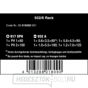 Wera 018282 Kraftform Plus csavarhúzó 900-as sorozat 932/6 típus (6 darabos készlet + állvány) Előnézet 