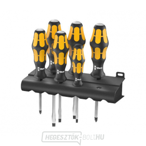 Wera 018282 Kraftform Plus csavarhúzó 900-as sorozat 932/6 típus (6 darabos készlet + állvány) Wera 018282 Kraftform Plus csavarhúzó 900-as sorozat 932/6 típus (6 darabos készlet + állvány) gallery main image