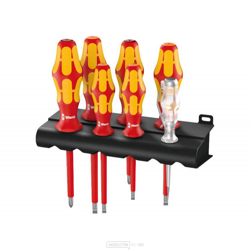 Wera 006148 Kraftform Plus VDE 160 i/165 i/7 csavarhúzó (7 darabos készlet)