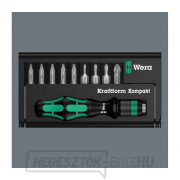 Wera 056653 Kraftform Compact 10 kemény bitek tartóval 813 R (10 darabos készlet) Előnézet 
