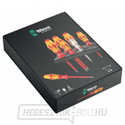 Wera 006147 Villanyszerelő csavarhúzók Kraftform Plus VDE 100 sorozat 160 i/7 típus + feszültségmérő (7 részes készlet + állvány) Előnézet 